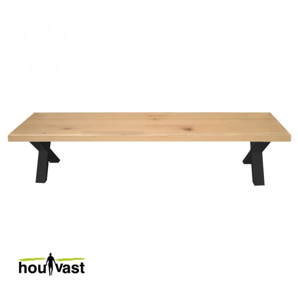 CH TEAU LIGNE BANK Met Stalen Onderstel XESS Hout vast CH TEAU LIGNE BANK Met Stalen Onderstel XESS Hout vast